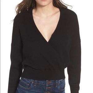 LEITH Rib Wrap Sweater NWOT
